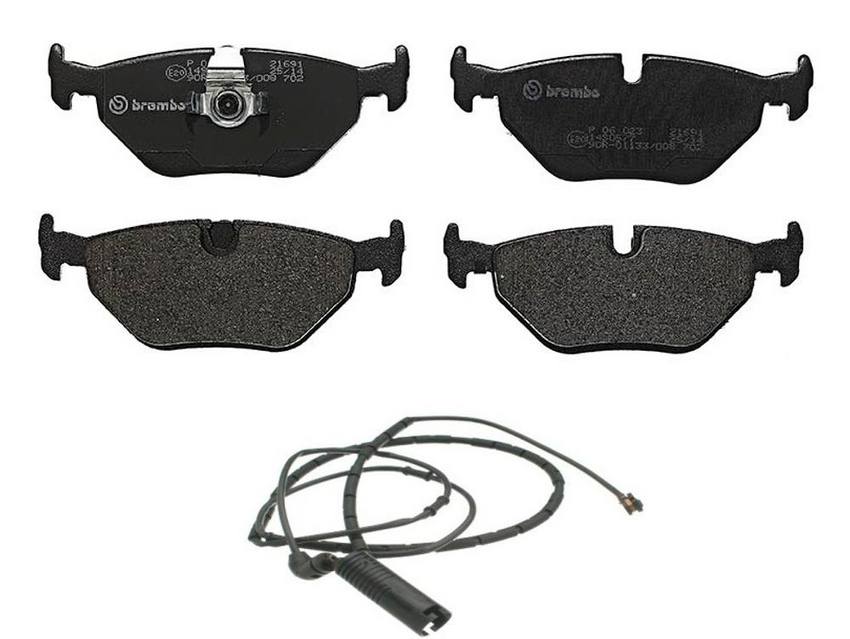 Brembo BMW Brakes Kit Pads Rear (LowMet) (with Sensor) 34216778168